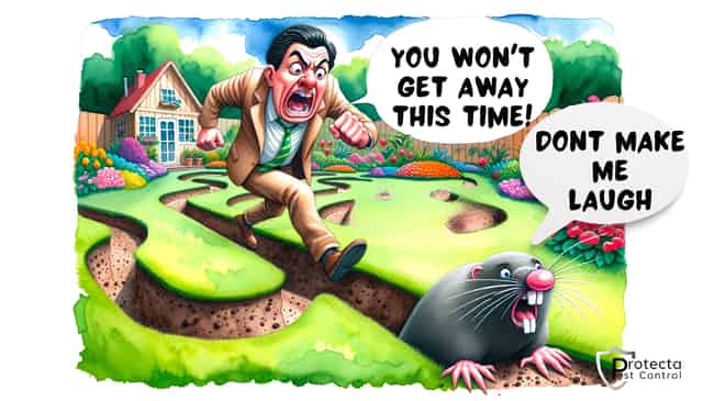 How to get rid of  Moles in Your Garden in Chesterfield, Dronfield, and Eckington